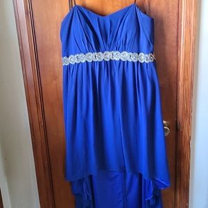 Strapless prom dress